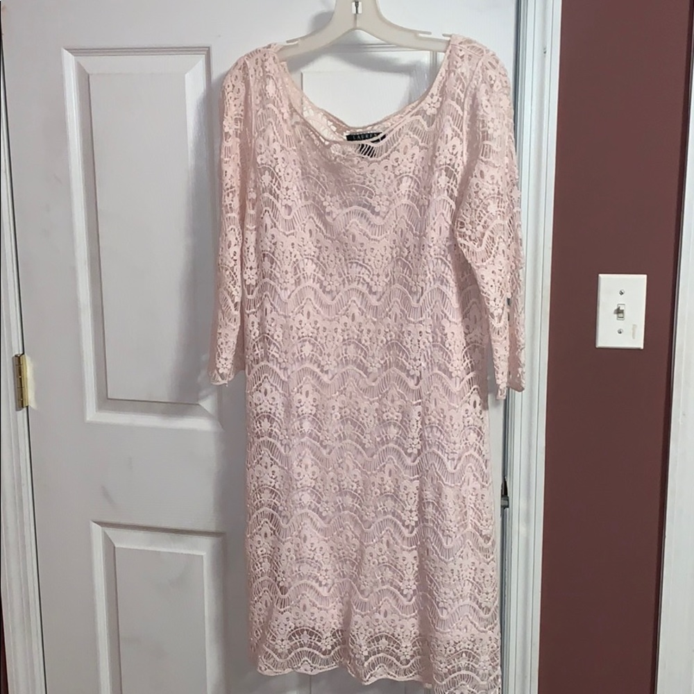 Women’s lace knit dress